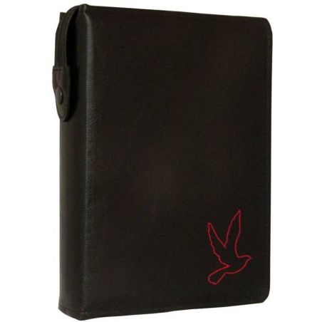 Etui Pismo Święte Edycji Św. Pawła , duże czarny z czeronym haftem