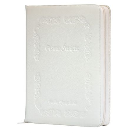 Pismo Święte Biblia Tysiąclecia skóra zamek duża wcięcia ecru