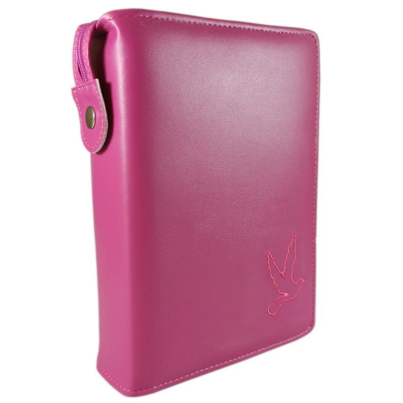 Etui Pismo Św. Edycja duże (16x22) malina haft