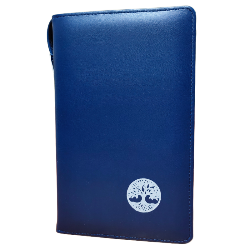 Etui Biblia Plus granatowe